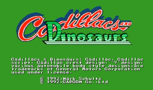 Cadillacs and Dinosaurs (Arcade) – Vigorosamente socando dinos e capangas.