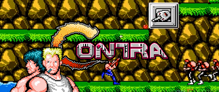Contra - Ação cooperativa, alienígenas bizarros e heróis bombados no  Nintendo 8 bits.