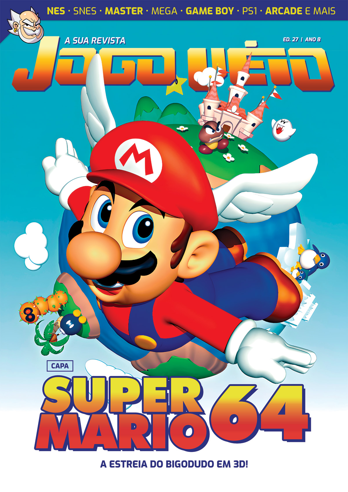 Adquira a Revista Jogo Véio 27 - Super Mario 64