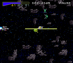 Chō Jikū Yōsai Macross: Scrambled Valkyrie — cena da versão de Super Nintendo (233792)