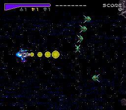 Chō Jikū Yōsai Macross: Scrambled Valkyrie — cena da versão de Super Nintendo (233798)