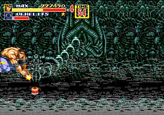 Max enfrenta o monstro da casa de diversões — Streets of Rage 2 (Mega Drive)
