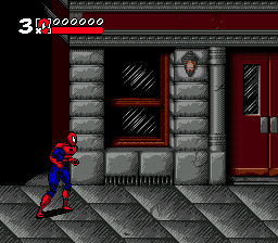 Homem-Aranha começa a aventura na rua — Spider-Man / Venom: Maximum Carnage (Mega Drive)