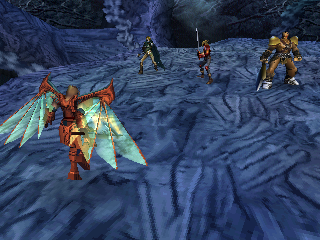 Cena de The Legend of Dragoon na versão PlayStation