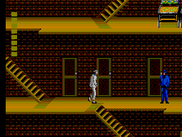 Cena de Michael Jackson's Moonwalker na versão Master System