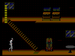 Cena de Michael Jackson's Moonwalker na versão Master System