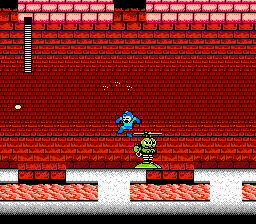 Cena de Mega Man 2 na versão NES
