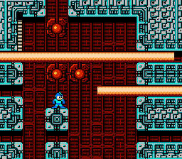 Cena de Mega Man 2 na versão NES