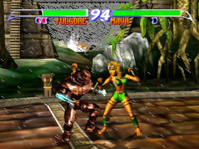 Cena de Killer Instinct Gold na versão Nintendo 64