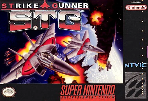 Capa de Strike Gunner S.T.G. — Super Nintendo (SNES)