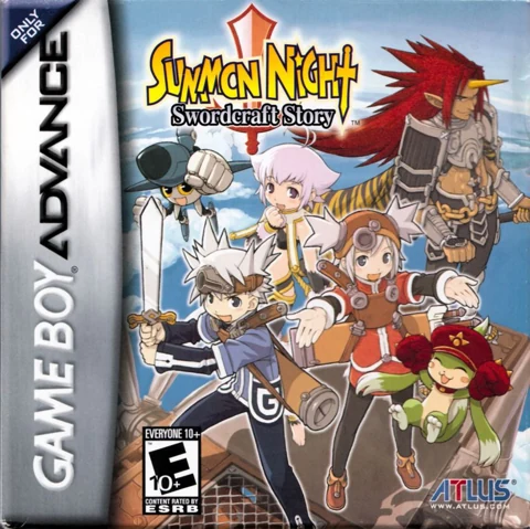 Capa de Summon Night: Swordcraft Story — Game Boy Advance