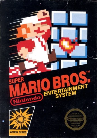 Capa de Super Mario Bros. — NES
