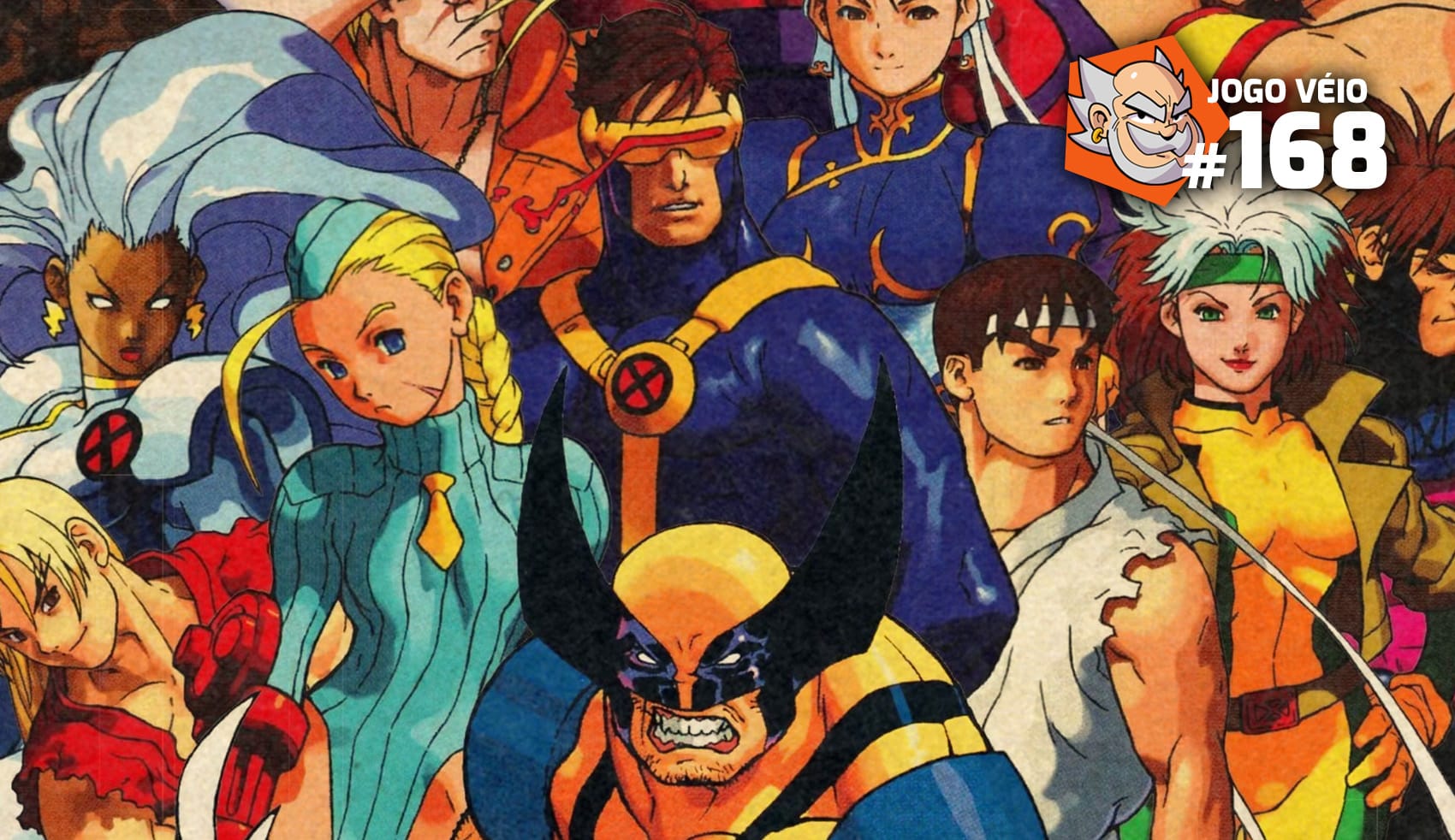 Capa do episódio 168 — X-Men vs Street Fighter