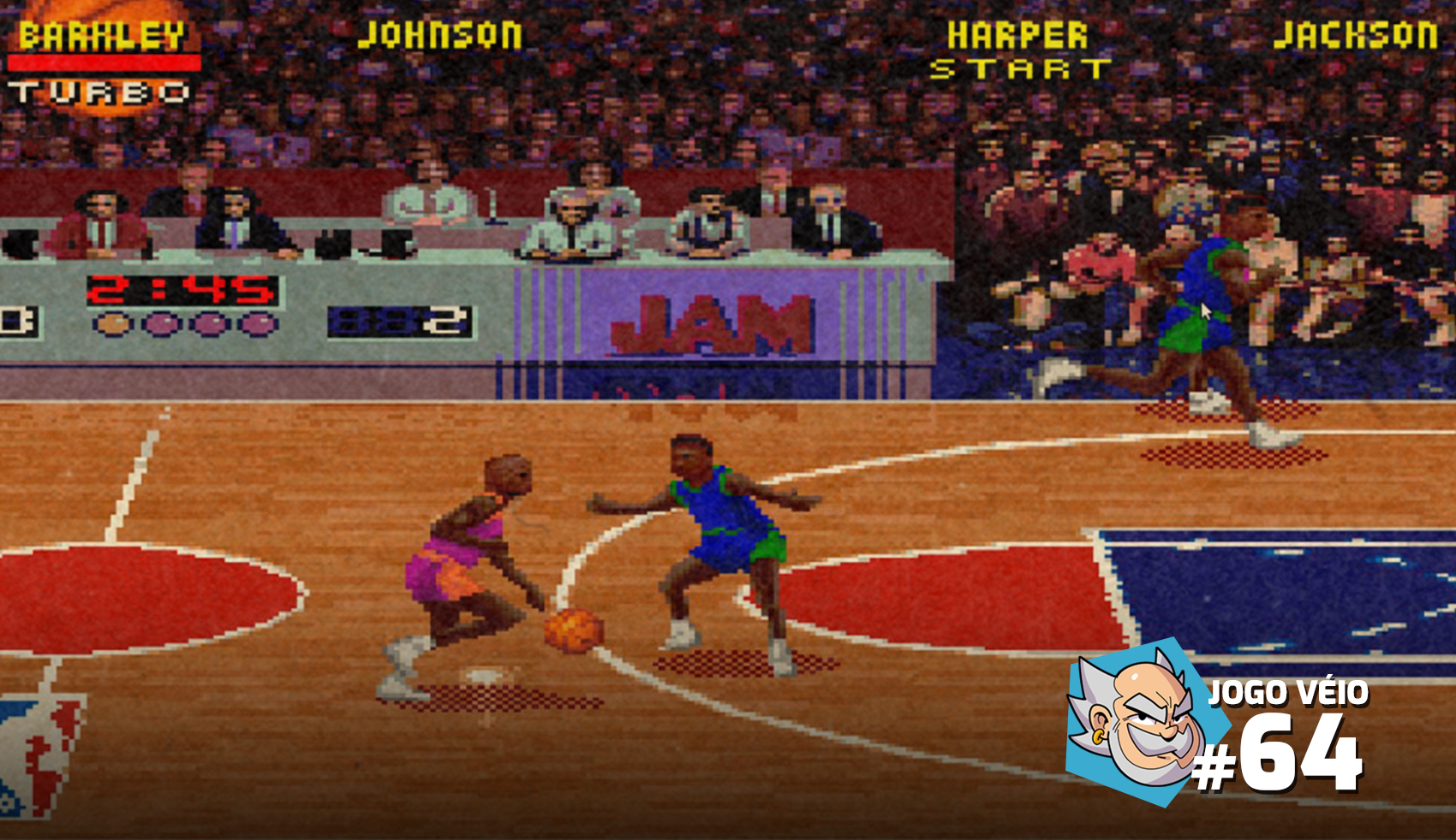 Capa do episódio 64 — Músicas de jogos de esporte (Rádio Jogo Véio)
