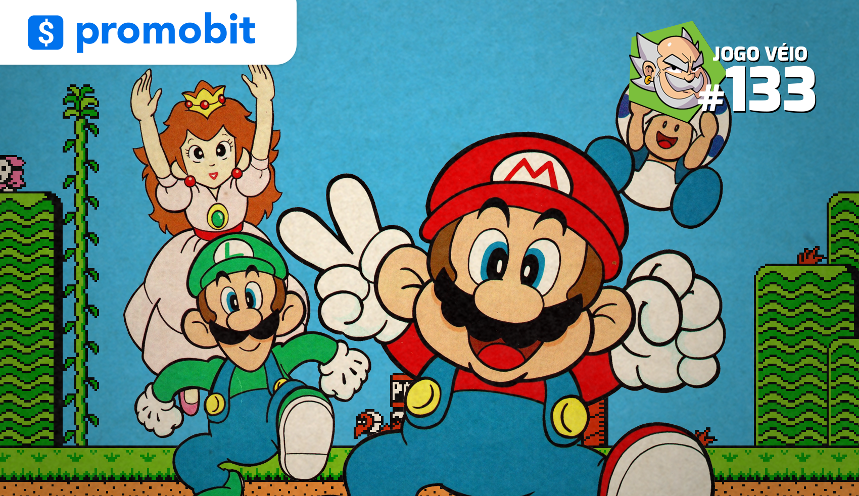 Capa do episódio 133 — Super Mario Bros. 2
