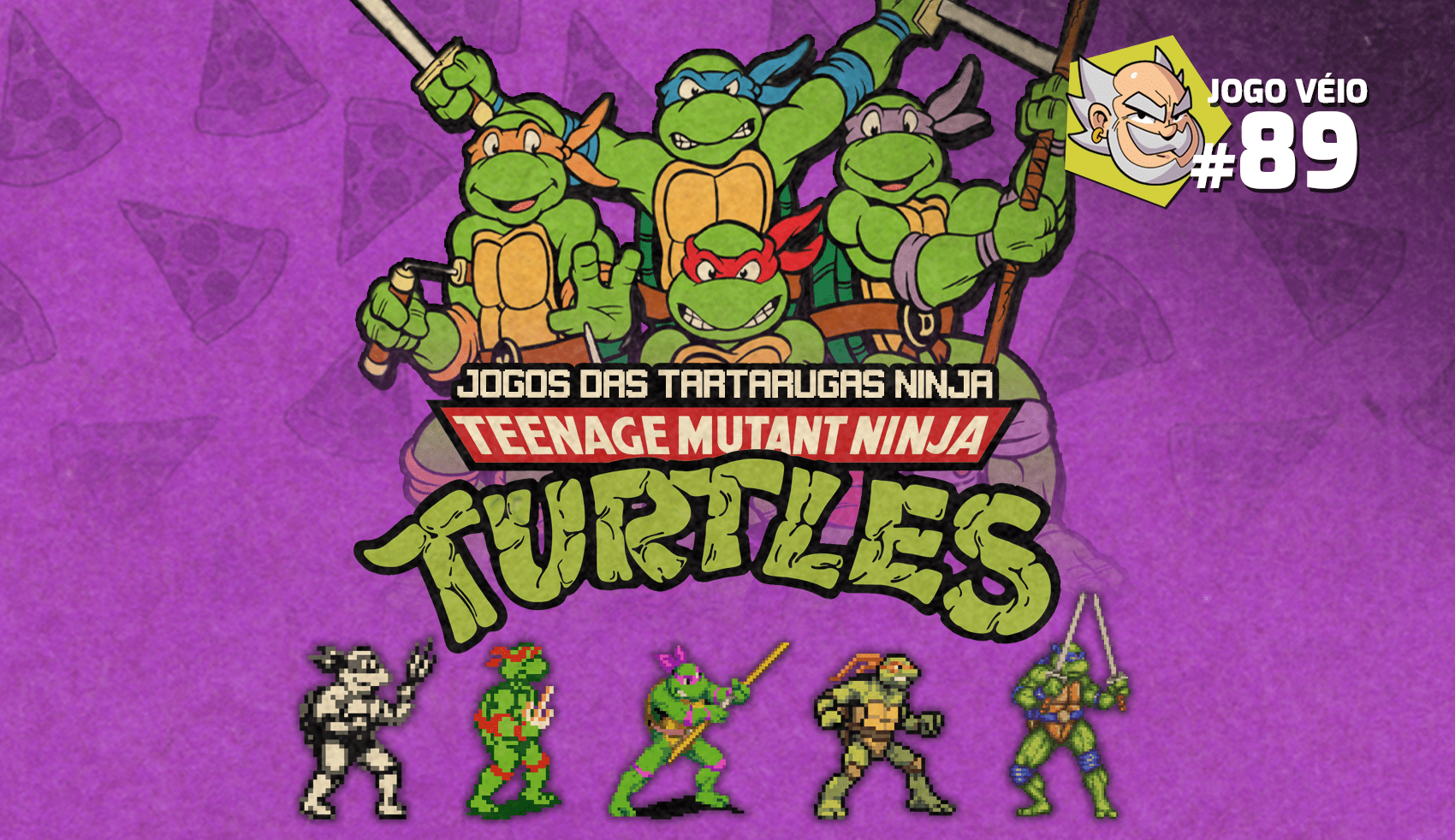 Capa do episódio 89 — Jogos das Tartarugas Ninja