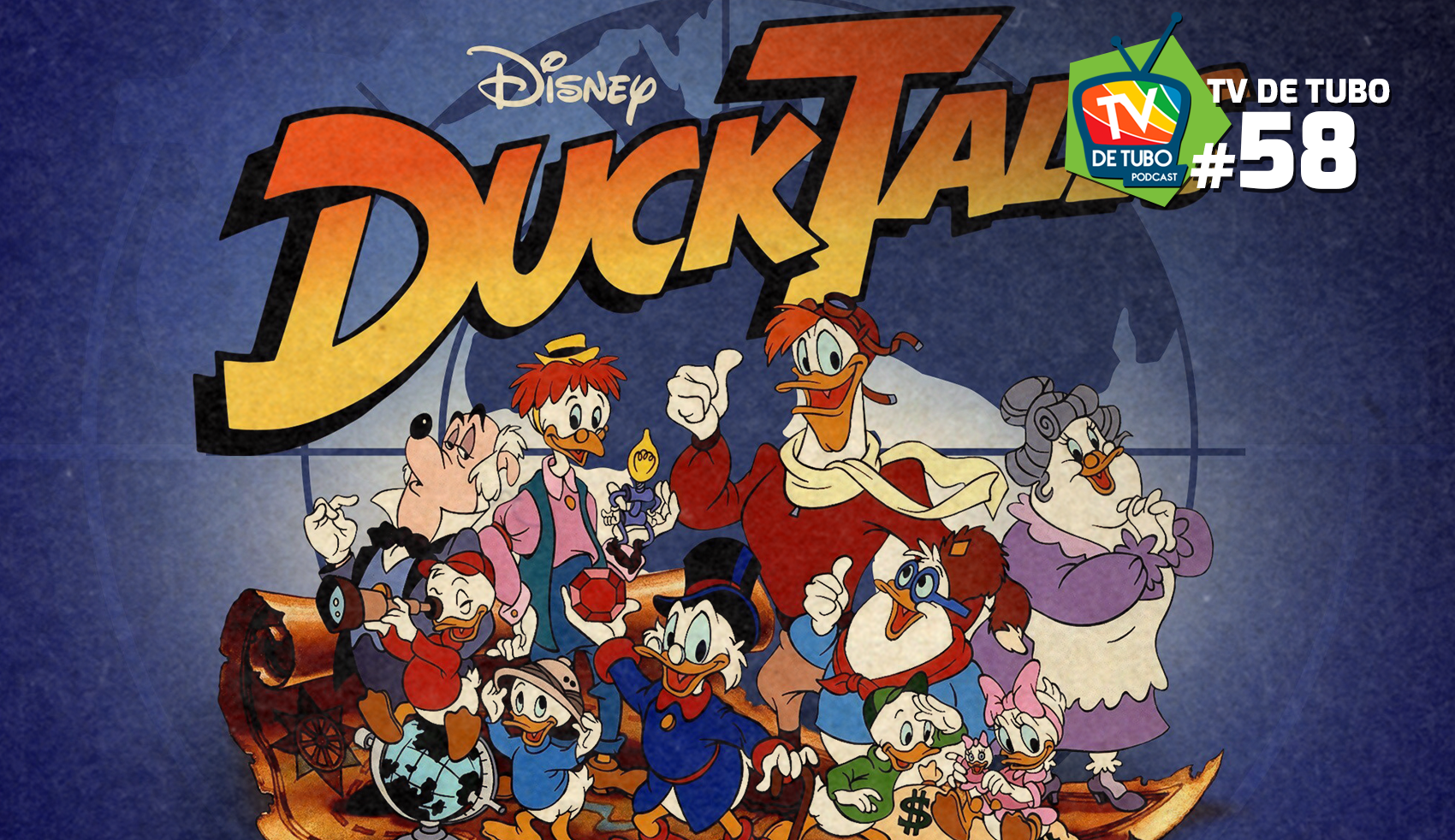 Capa do episódio 58 — DuckTales: Os Caçadores de Aventuras