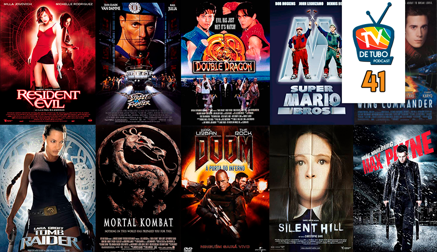 Capa do episódio 41 — Filmes baseados em games
