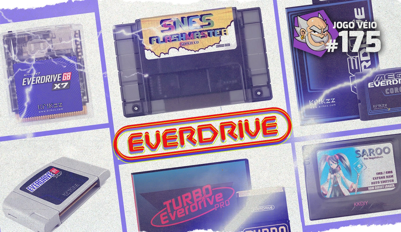 Capa do episódio 175 — Everdrives e ODEs