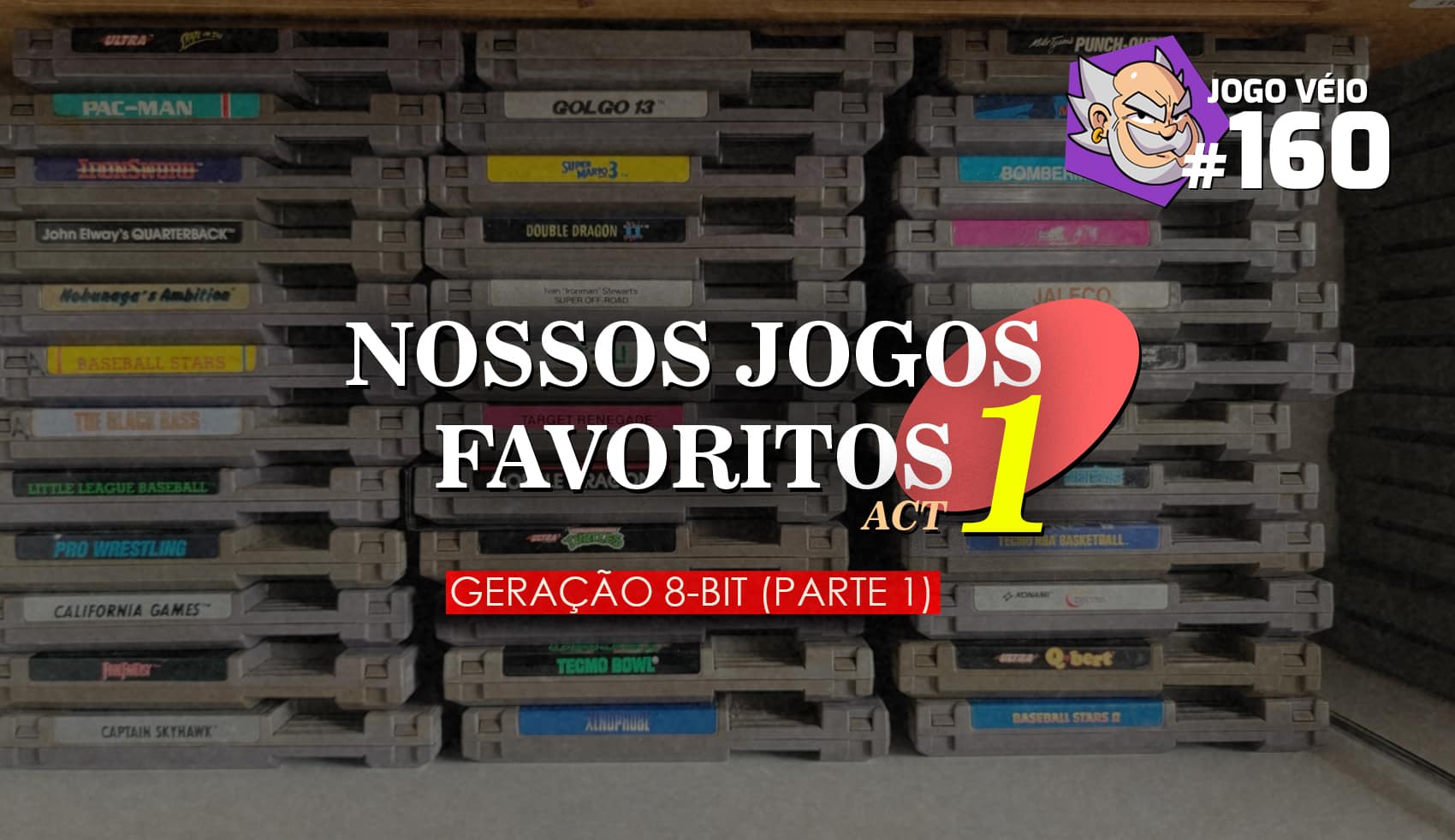 Capa do episódio 160 — Nossos Jogos Favoritos da 3ª geração(Parte 1)