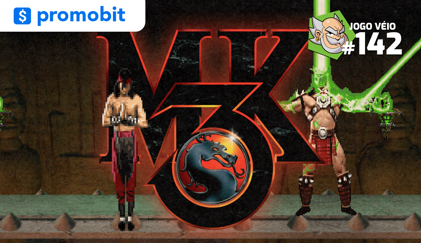 Capa do episódio 142 — Mortal Kombat 3