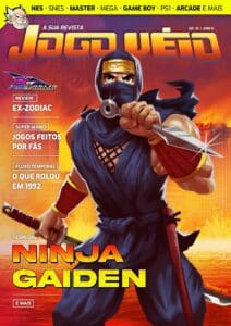 Capa da revista Jogo Véio 15 — Ninja Gaiden