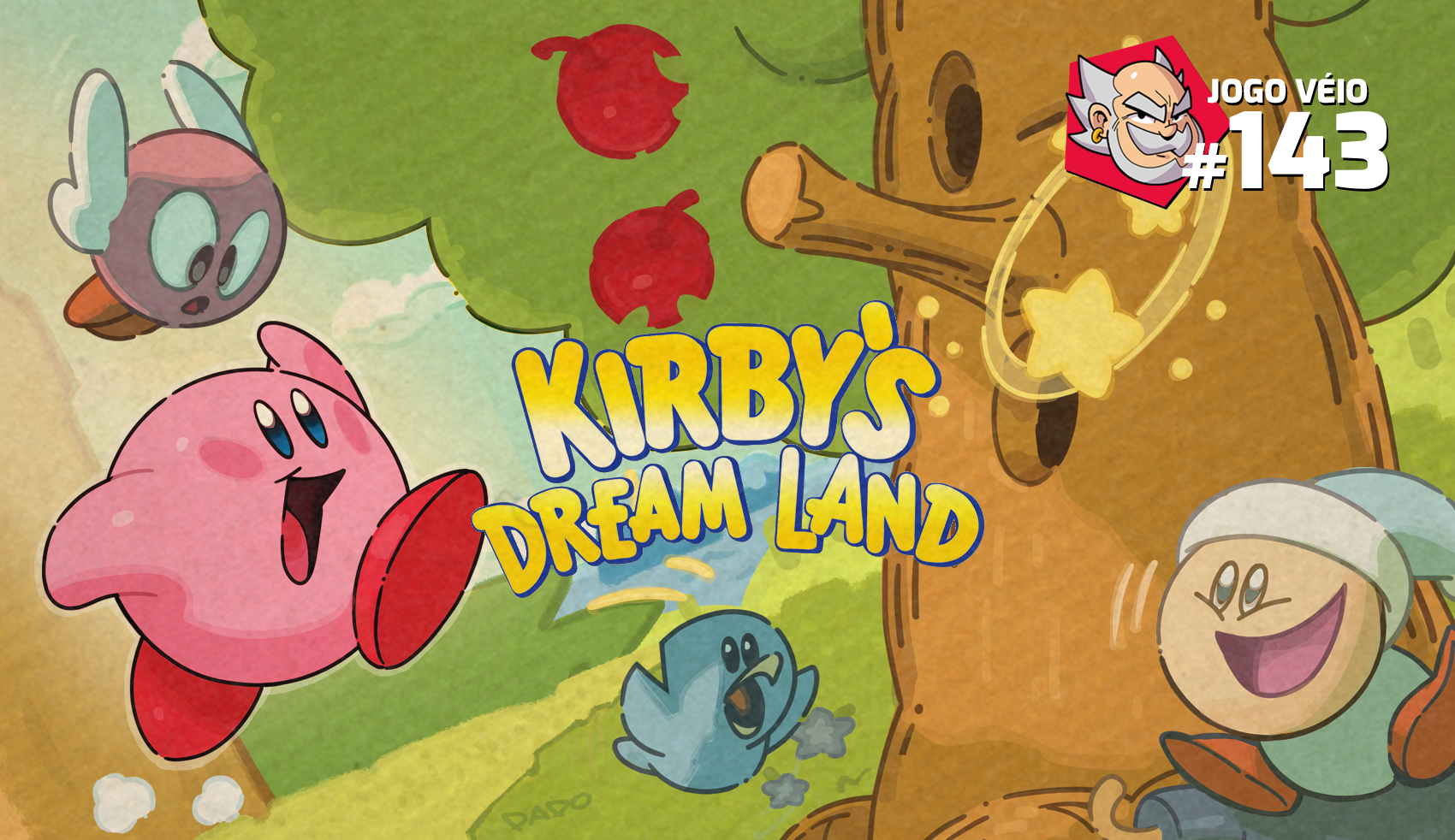 Capa do episódio 143 — Kirby’s Dream Land