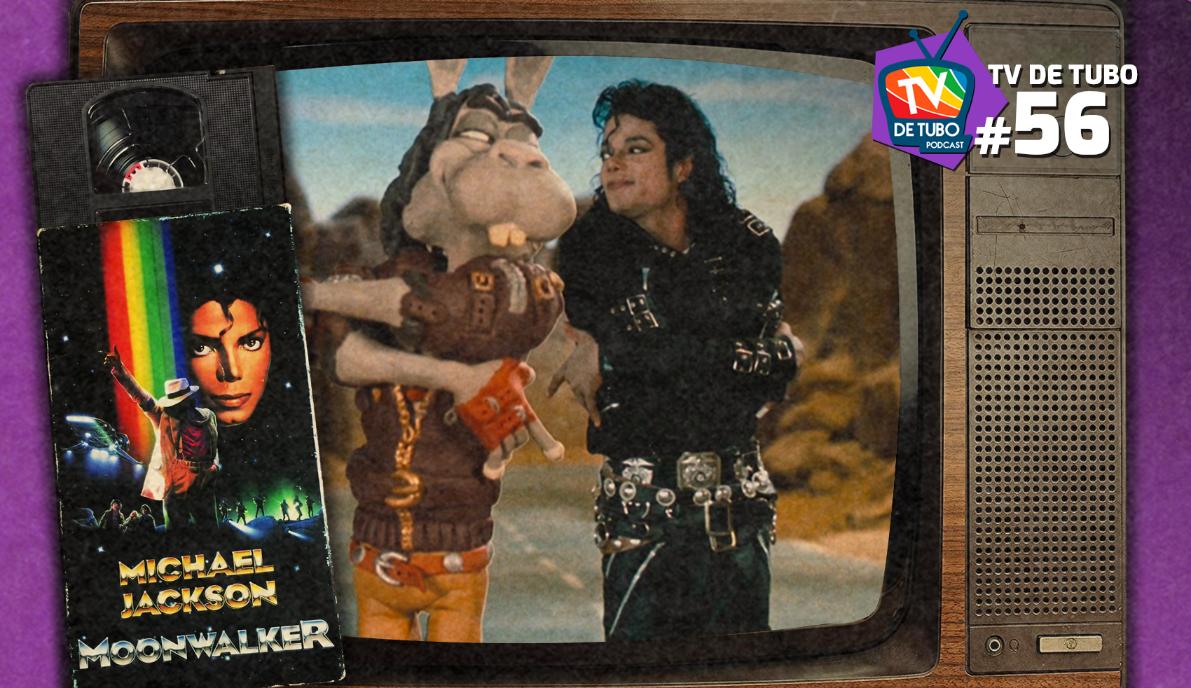 Capa do episódio 56 — Moonwalker (Filme)