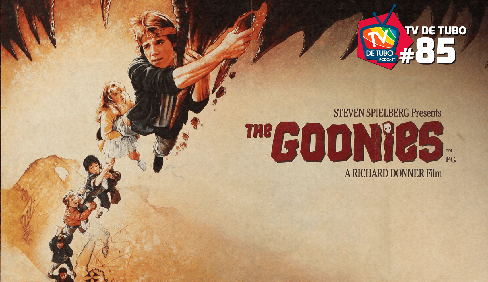 Capa do episódio 85 — Os Goonies