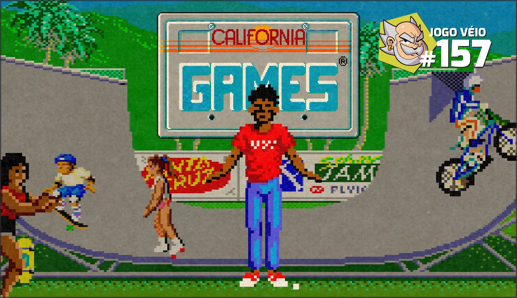 Capa do episódio 157 — Jogos de Verão (Master System)