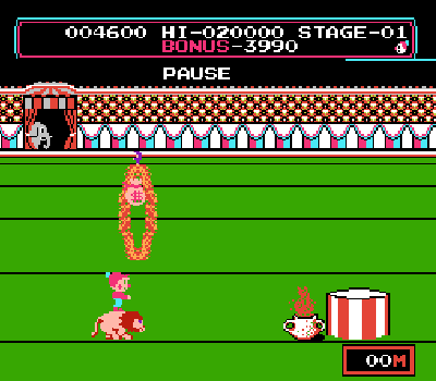 Circus Charlie (Multi) é um jogo do tempo em que tudo era mais simples e  menos ambicioso