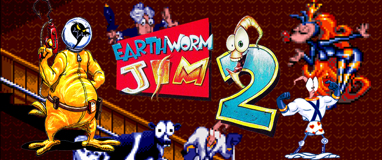 Earthworm Jim 2: O retorno da minhoca espacial ao SNES - Nintendo Blast