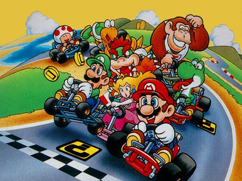 Jogo Super Mario Kart - Super Nintendo