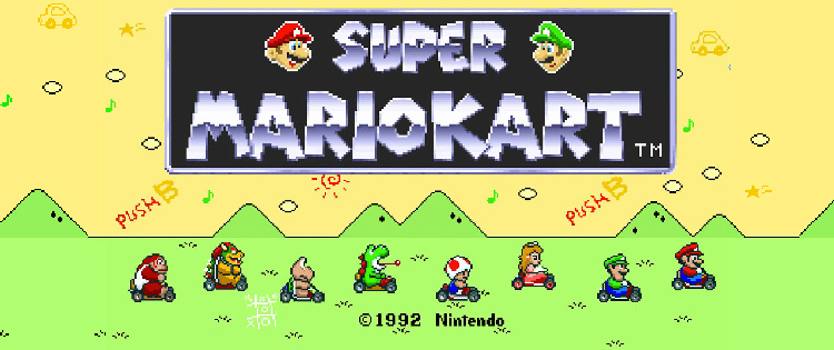 Super Mario Kart (SNES) e o início das loucas corridas entre os heróis da  Nintendo