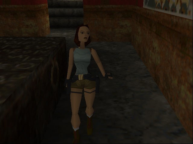 Lara Croft em Tomb Raider 1