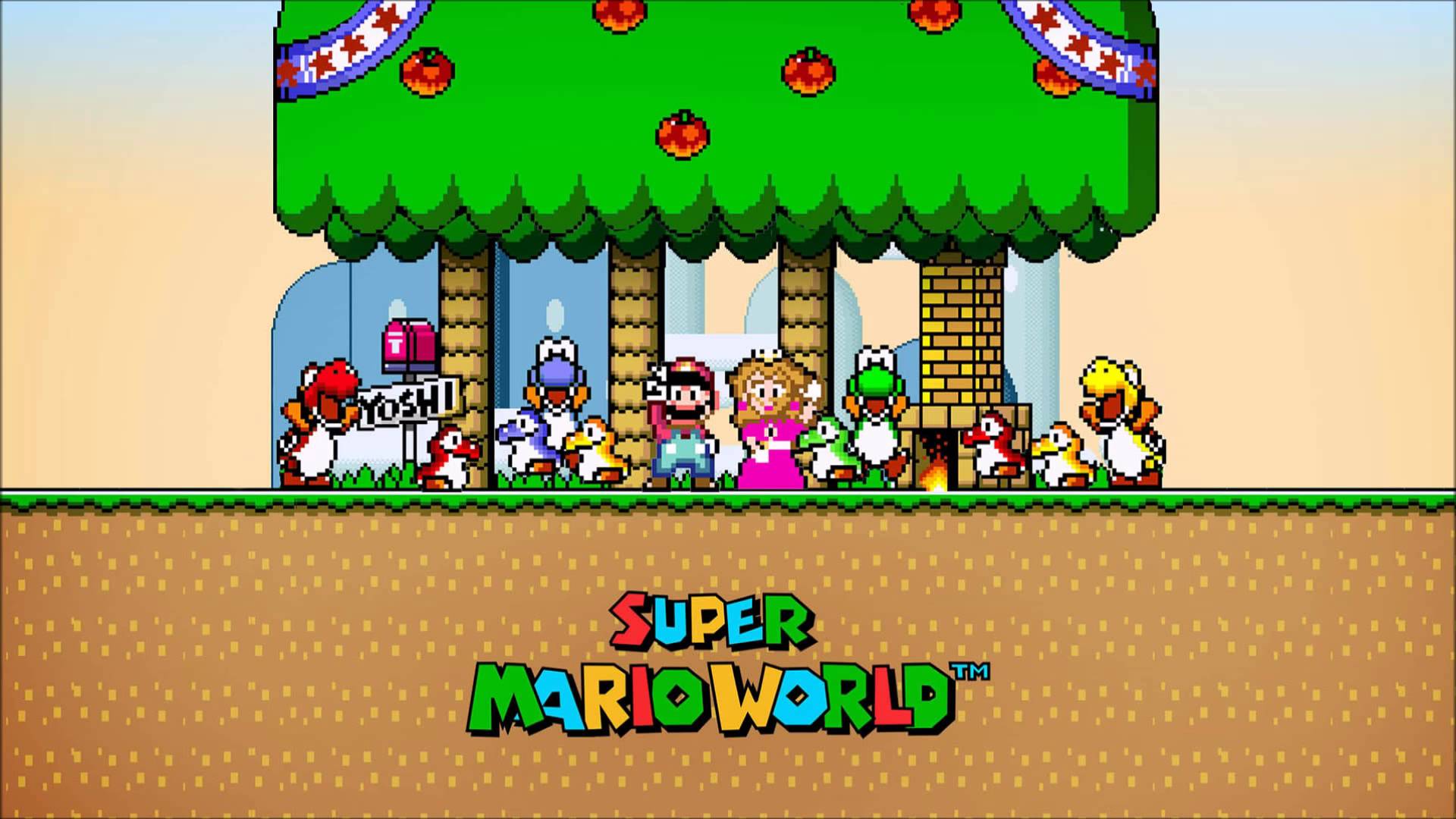 Mario realmente batia na cabeça de Yoshi em Super Mario World