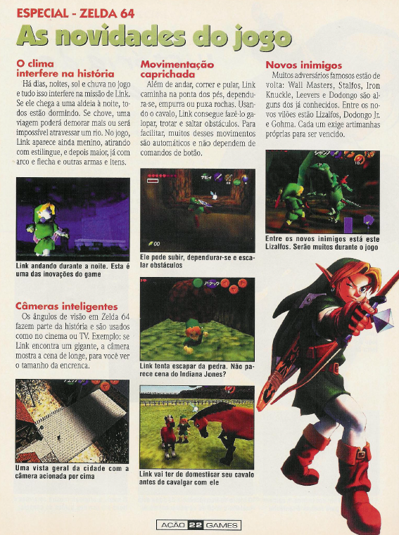 Revista Gamers Book 4 Zelda Ocarina of Time Nintendo 64 - Livros e revistas  - Bancários, João Pessoa 1253042641