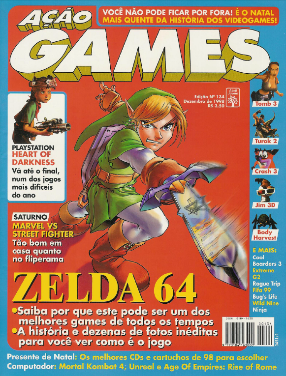 The Legend of Zelda: Ocarina of Time nas revistas clássicas