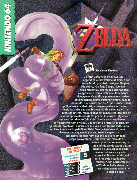 Revista Gamers Book 4 Zelda Ocarina of Time Nintendo 64 - Livros e revistas  - Bancários, João Pessoa 1253042641