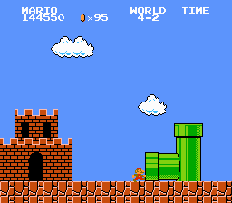 Super Mario Bros #1 - Inicio do jogo 