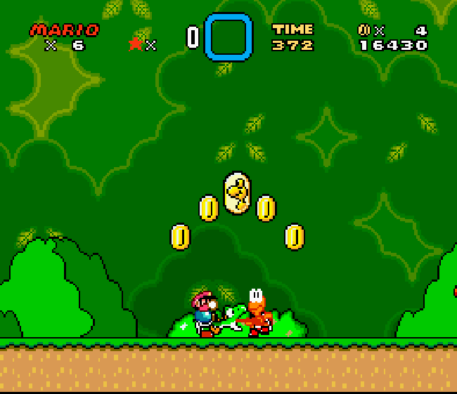 Mario realmente batia na cabeça de Yoshi em Super Mario World