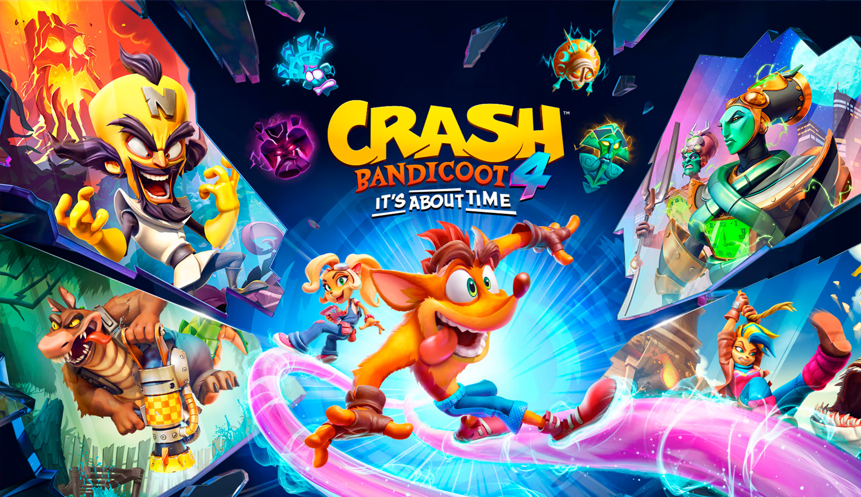 Jogo Crash Bandicoot 4 Its About Time Ps4 Mídia Física