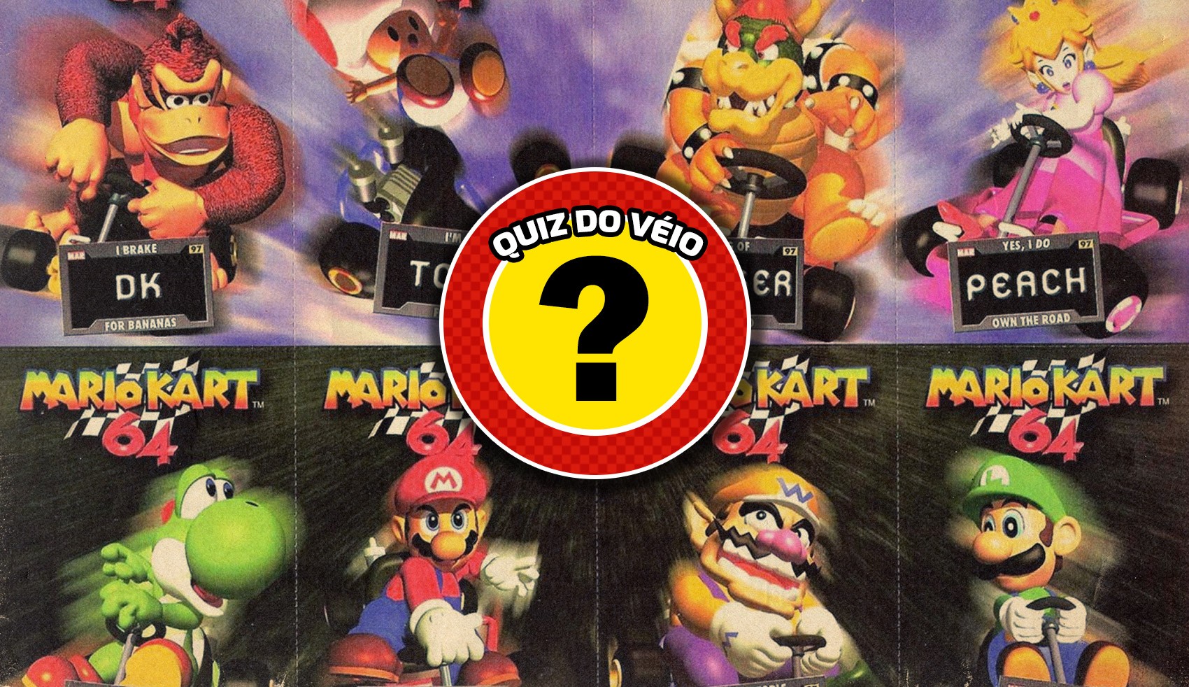 Quiz: Acelerando com Mario Kart 64