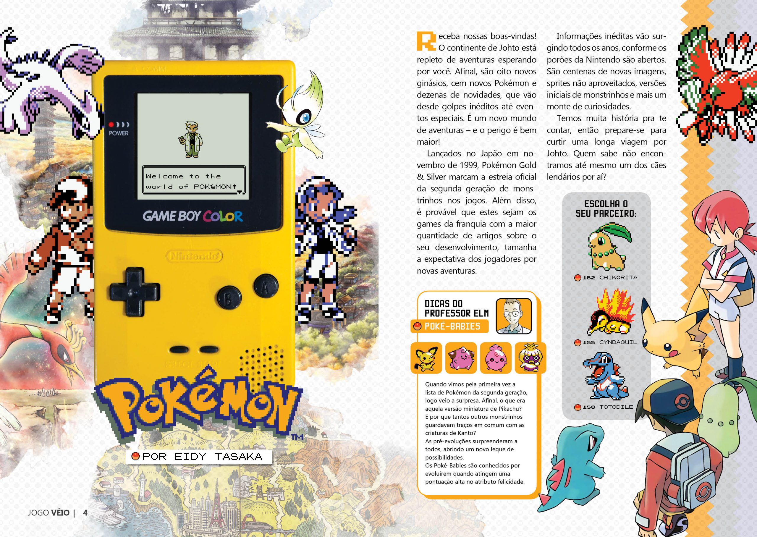 Vinte anos de Pokémon Gold & Silver: um universo maravilhoso e