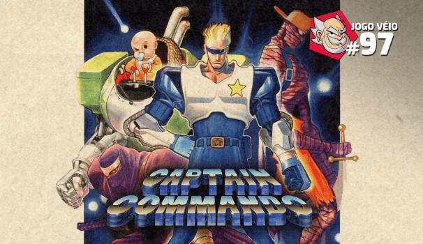 Captain Commando Arcade Game Flyer