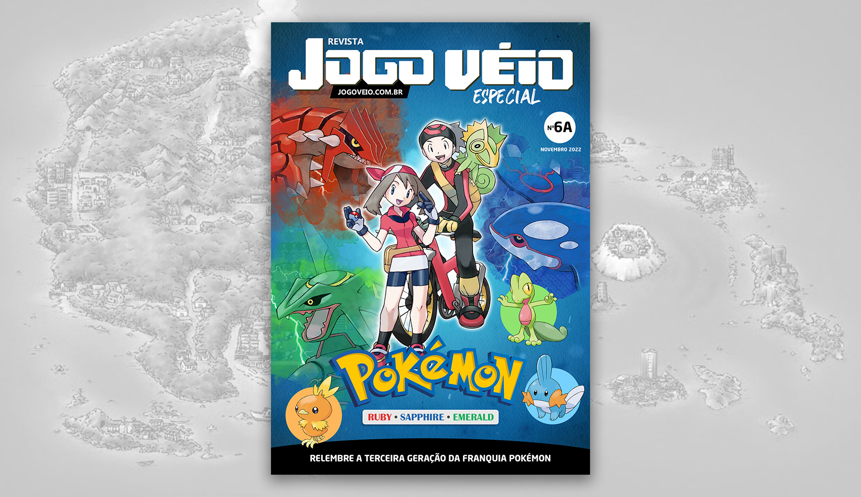 Revista Jogo Véio Pokémon Ruby / Sapphire: Pré-venda abre no dia 18 de  novembro