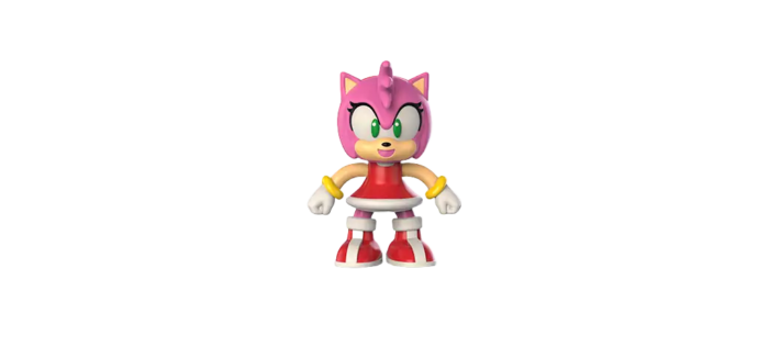 boneco amy rose - filme sonic the hedgehog - habib's ragazzo!<br><br> -  Hobbies e coleções - Jardim Primavera, Guarujá 1242267767