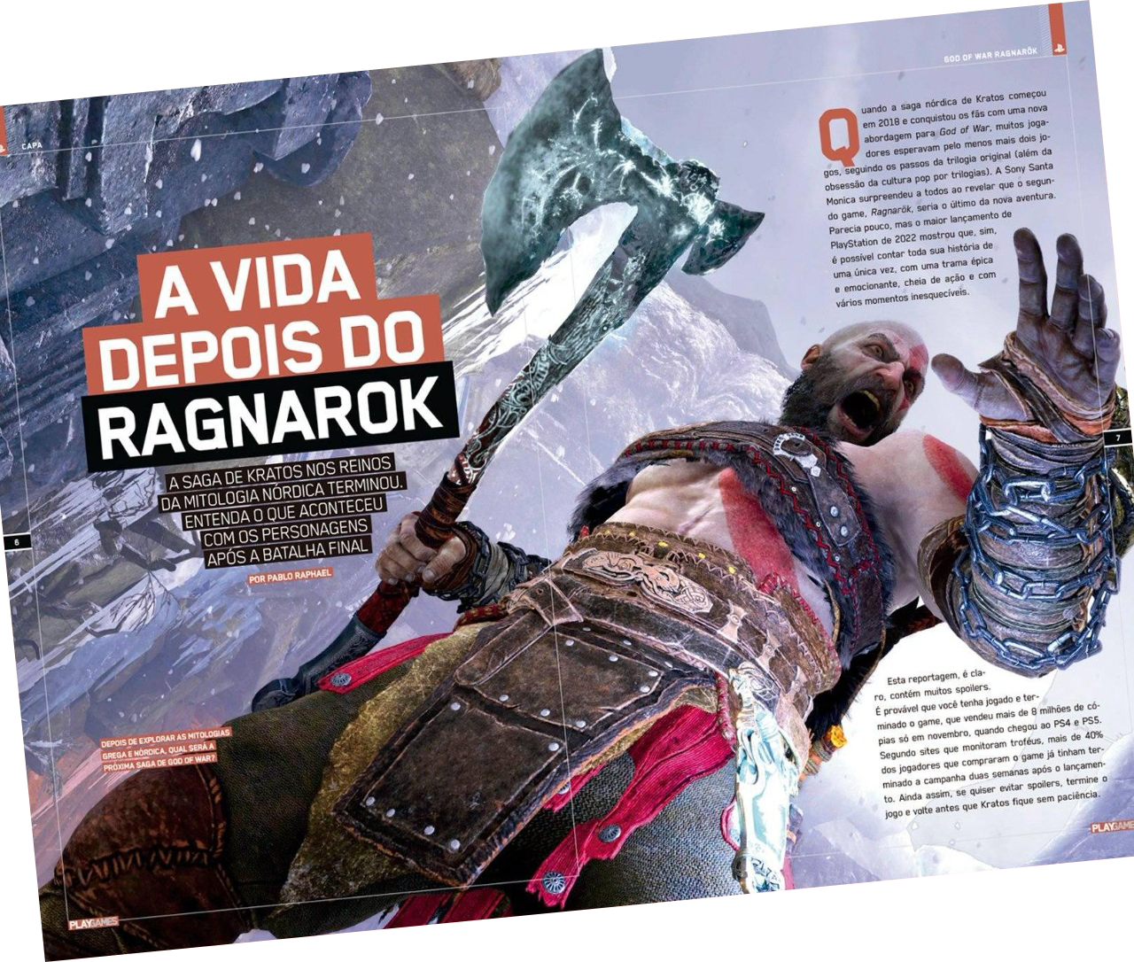 Editora Europa - Kit PLAY Games - God Of War Ragnarok