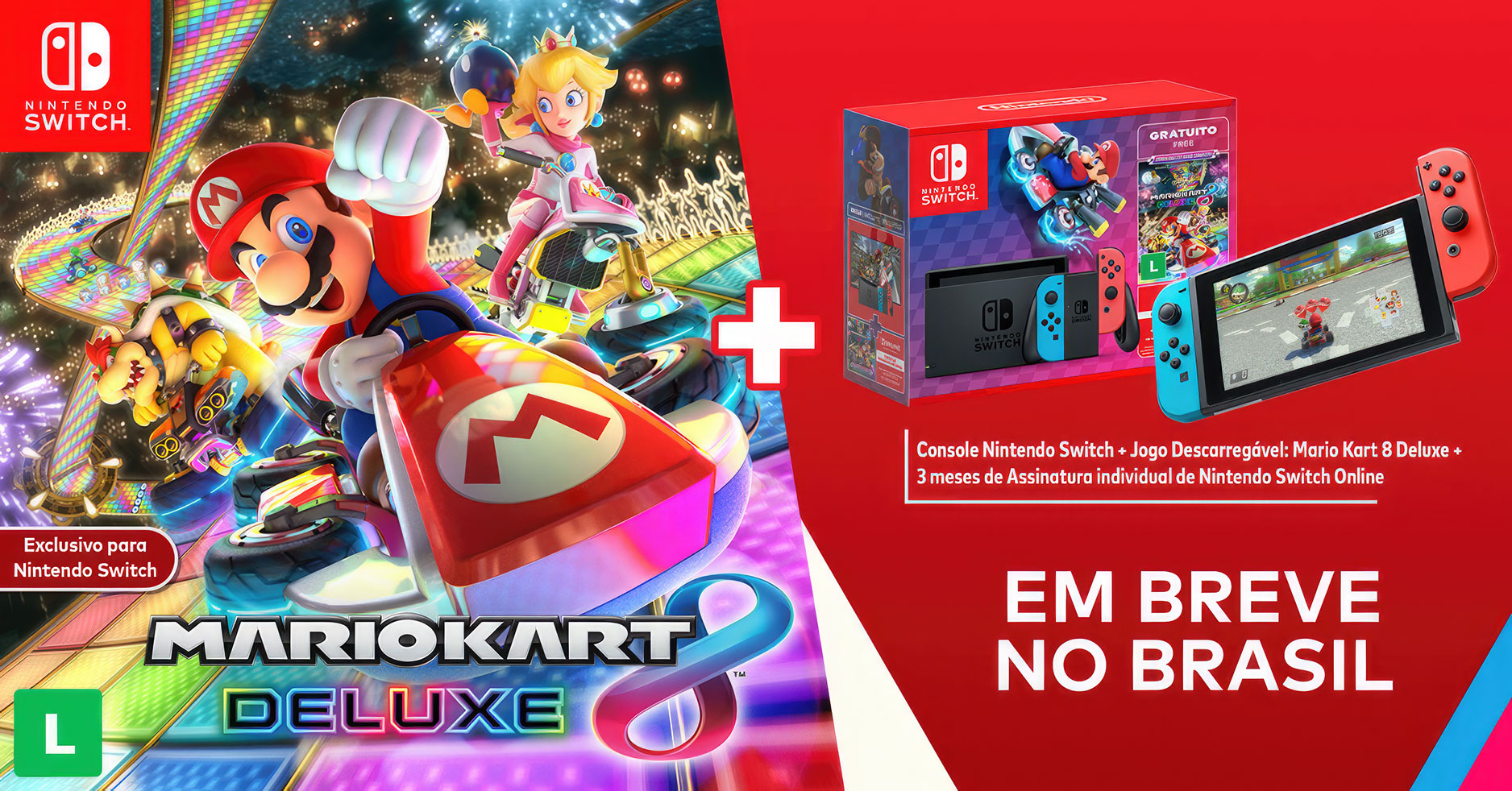 Nintendo expande linha de produtos no Brasil com novos modelos temáticos do  Switch